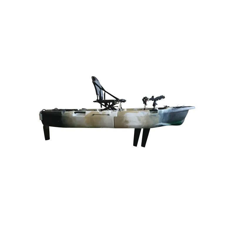 8ft Modular Single Seat Fin Pe - огляд і ціна Fishing Kayak Pedal Drive