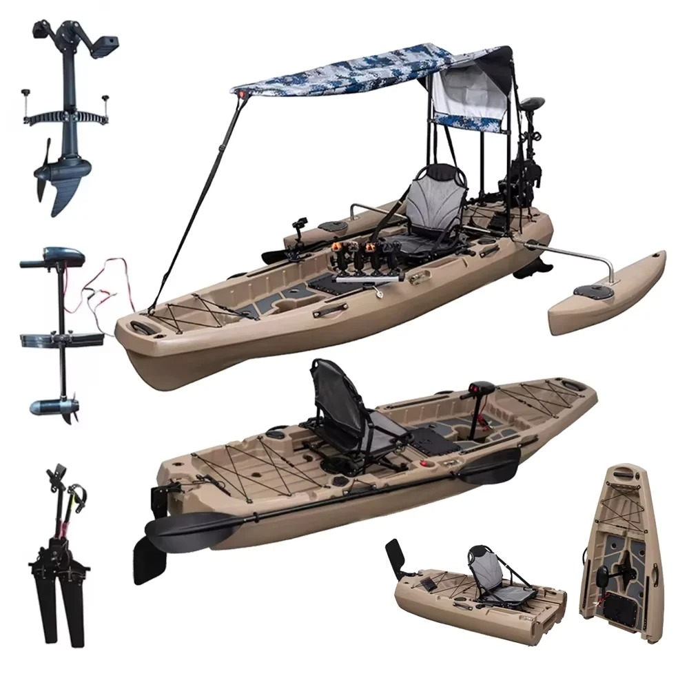 LLDPE Modular Kayak Canoe w/Pe - огляд і ціна Fishing Kayak Pedal Drive