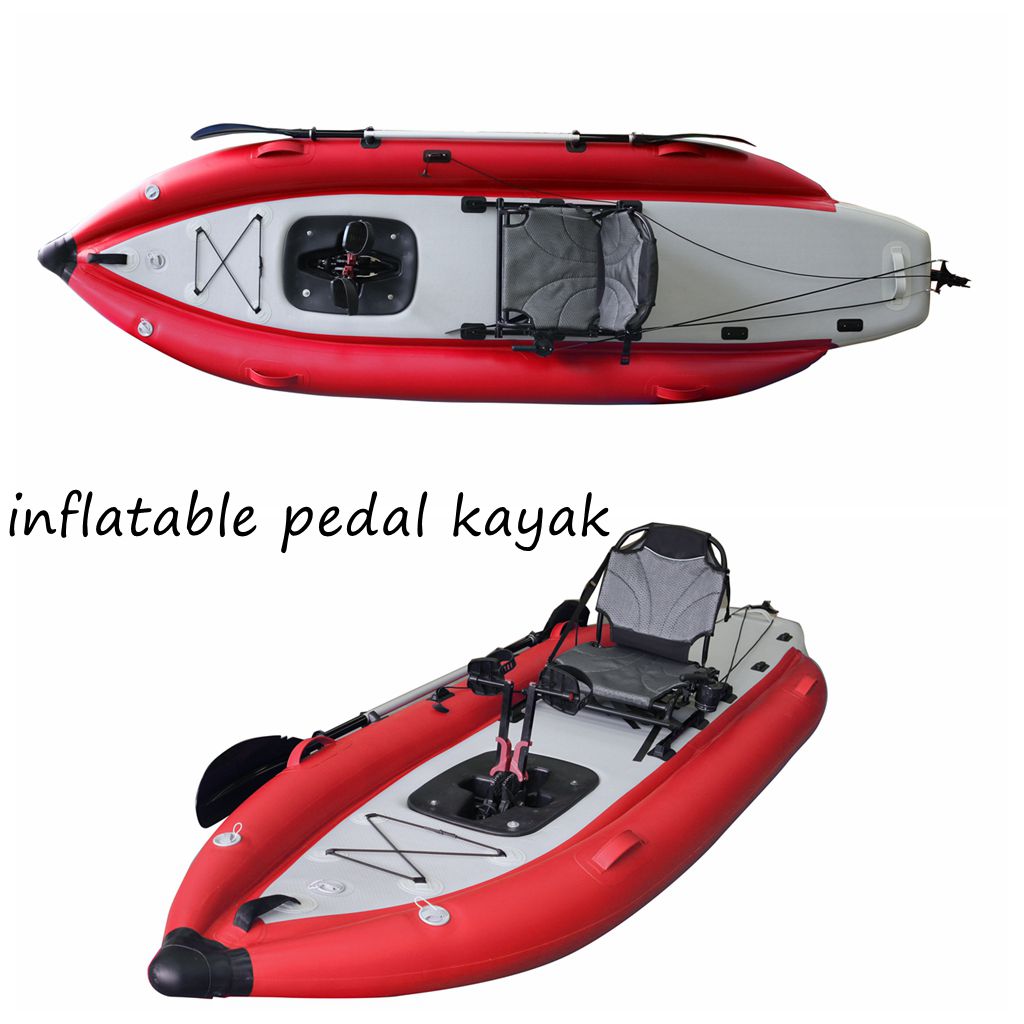 2024 New Design Inflatable Ped - огляд і ціна Fishing Kayak Sit In