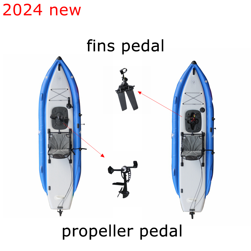 2024 New Design Inflatable Ped - огляд і ціна Fishing Kayak Sit In