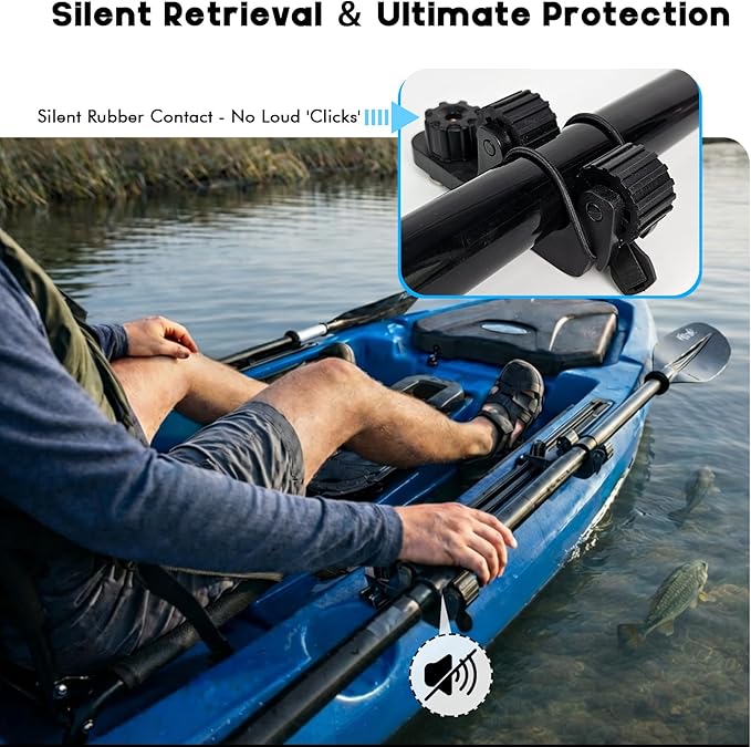 Kayak Paddle Holder Track Moun - огляд і ціна Fishing Kayak Cart