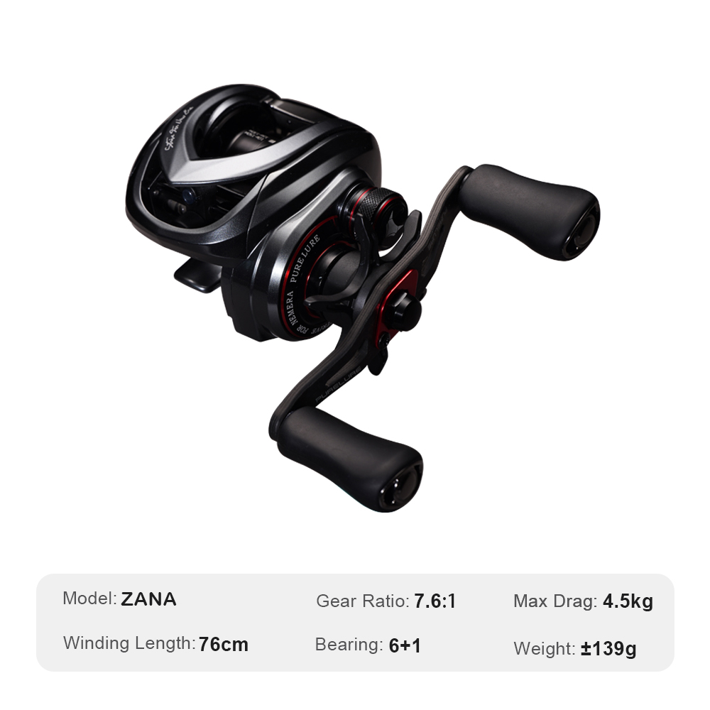 PURELURE ZANA 139g Aluminum Al - огляд і ціна Abu Garcia Reel Max