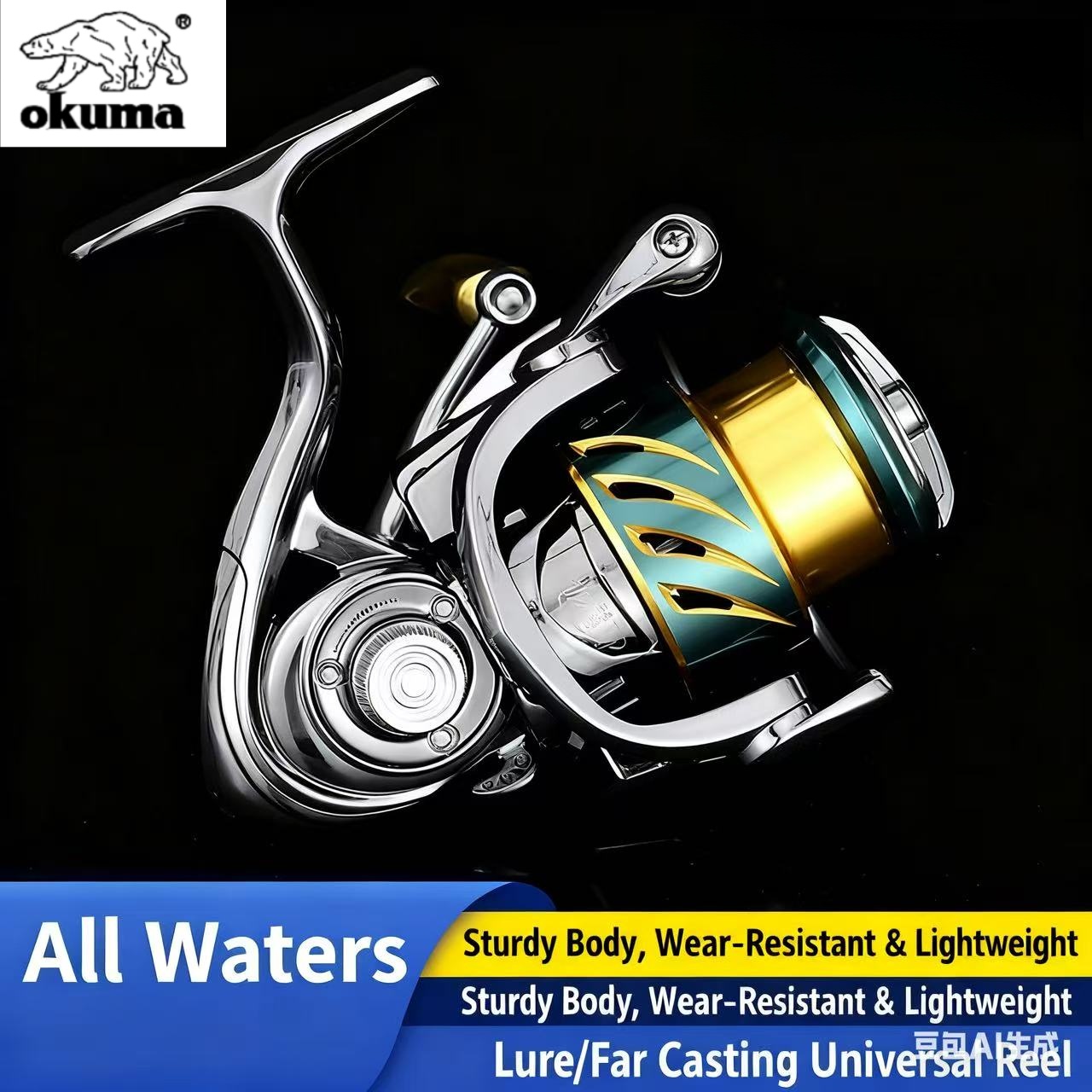 Okuma Fishing Tackle Spinning  - огляд і ціна Daiwa Reel Bg