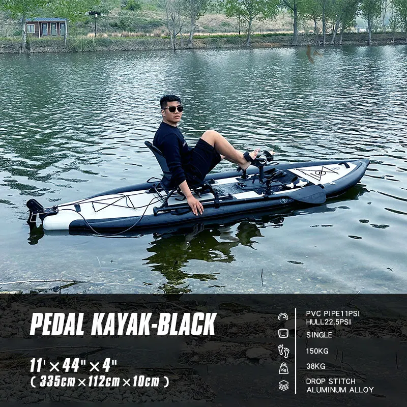Inflatable Fishing Pedal Kayak - огляд і ціна Fishing Kayak Pedal Drive